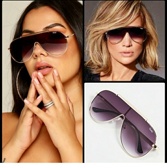 NWT Quay JLO EL DINERO AVIATORS SUNGLASSES… - Picture 11 of 11